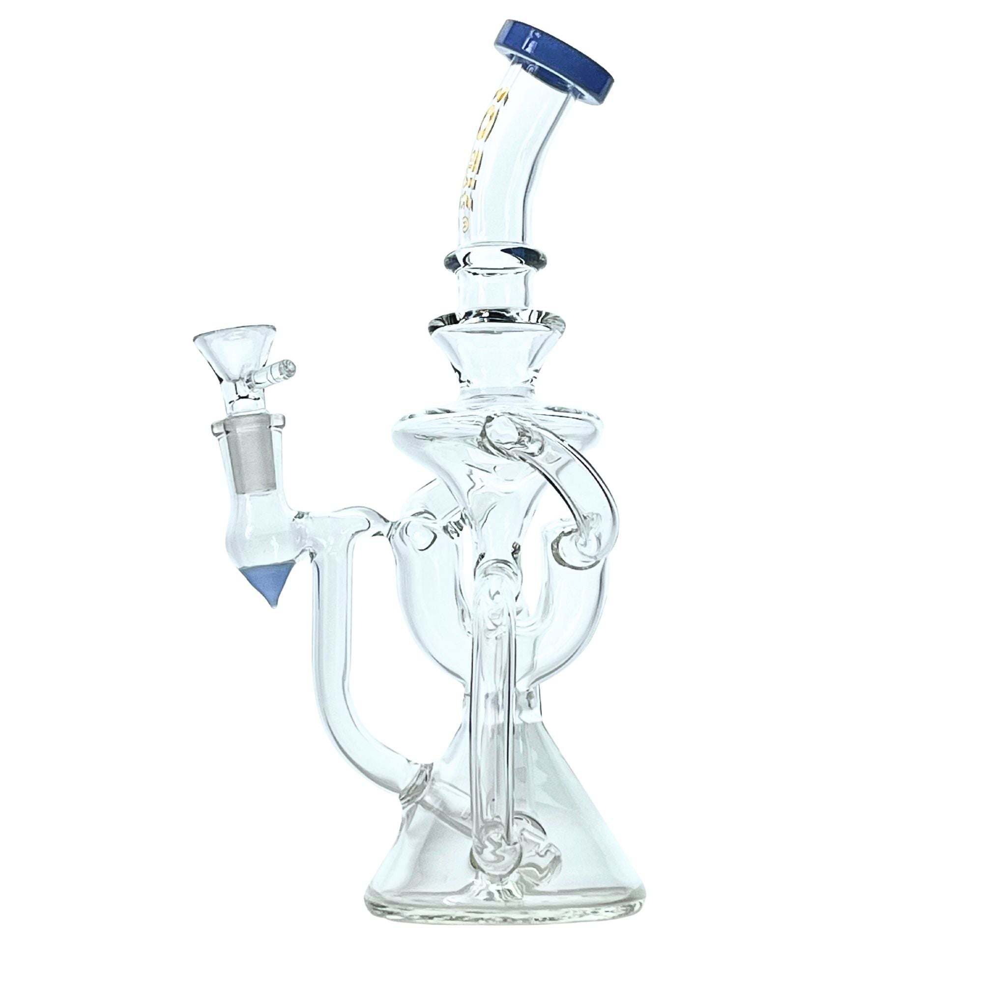 Rock Glass Cyclone Flow 10” Recycler Bong