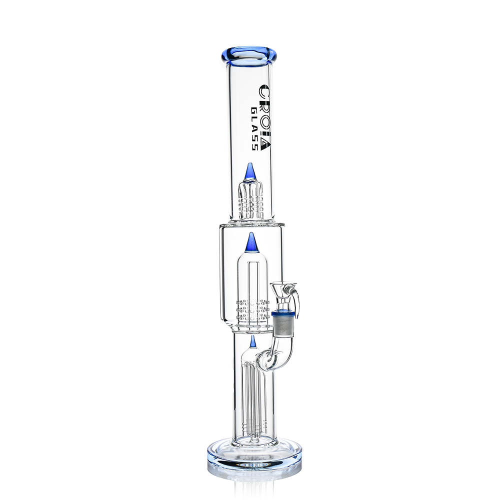 16" Triple Rocket-Perc Scientific Glass Bong