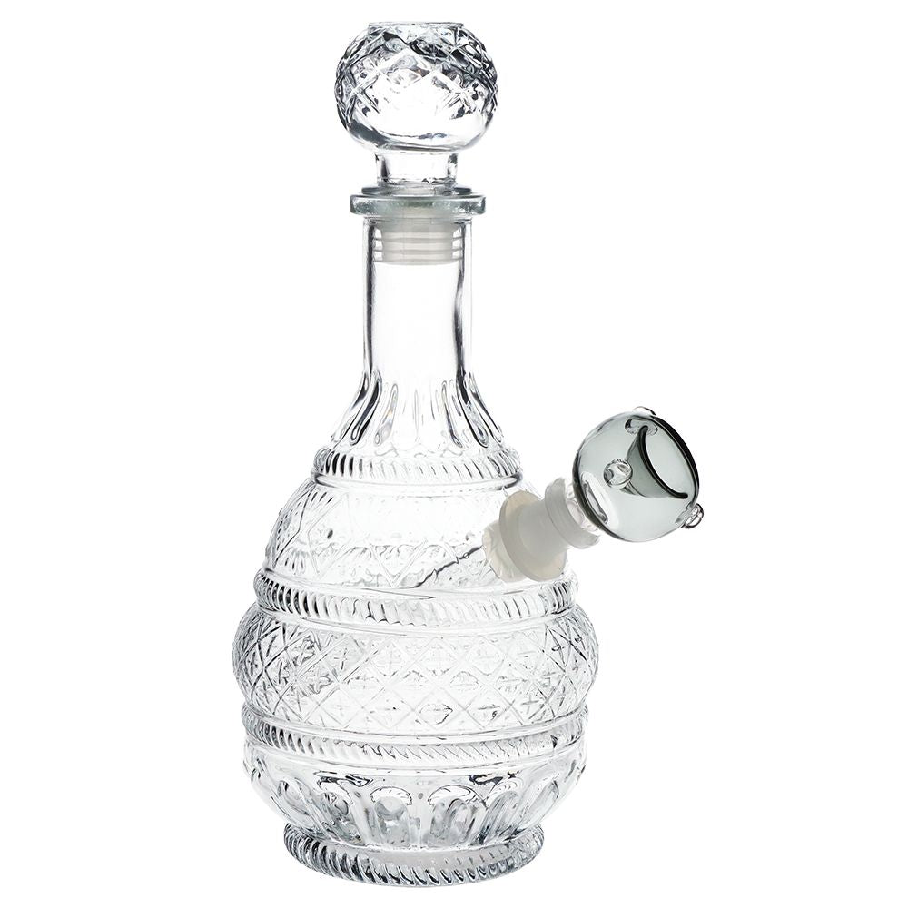Round Lotus Vintage Decanter Water Bong