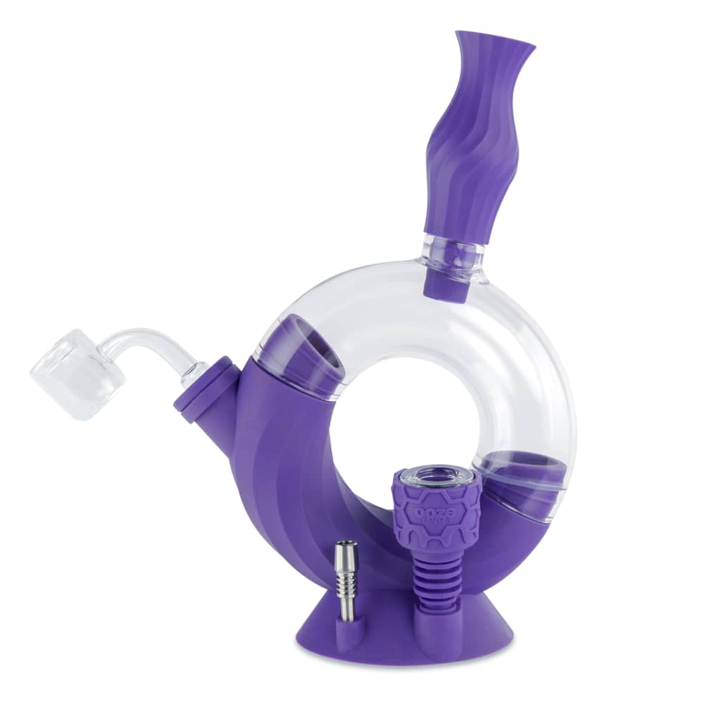 Ooze Ozone Silicone Water Pipe and Dab Straw