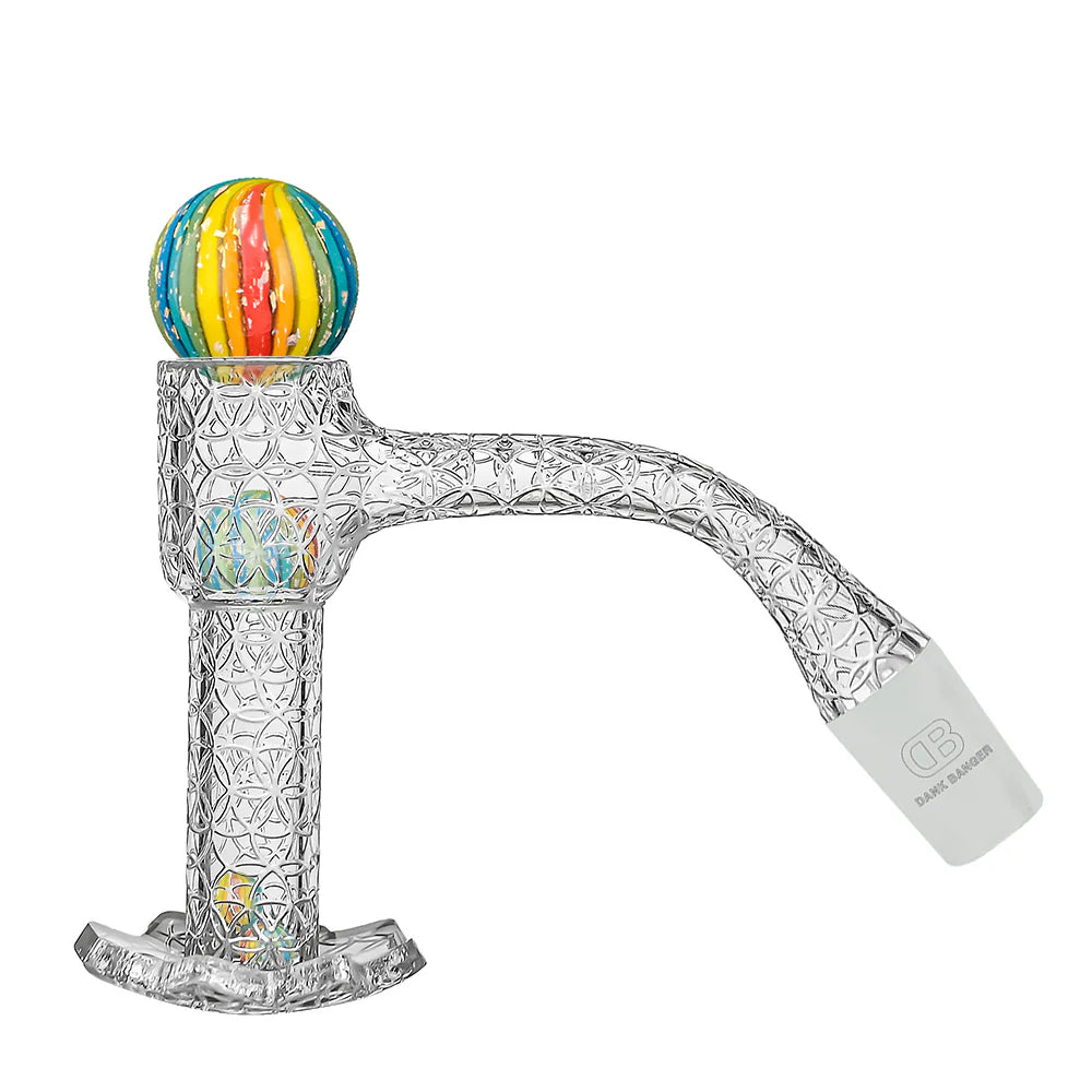 Sandblasted Marble Accent Dab Slurper Kit