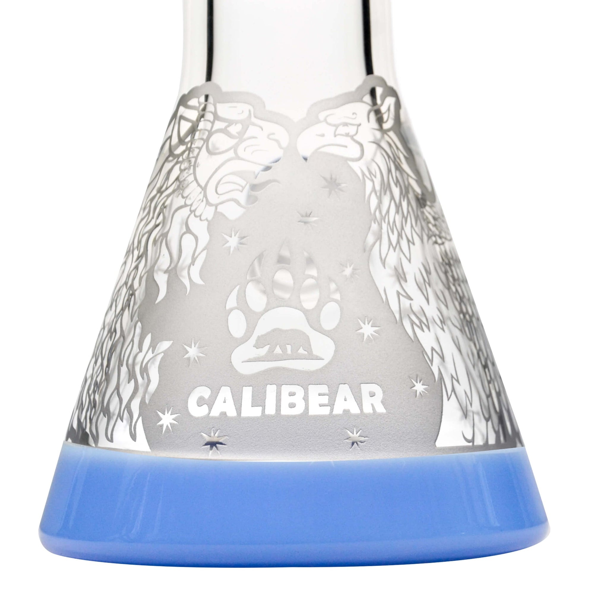 Sandblasted Sol Perc Flower Beaker Bong