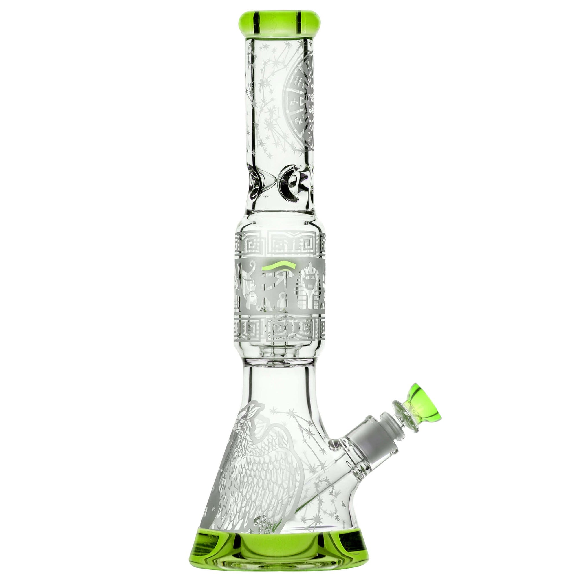 Sandblasted Sol Perc Flower Beaker Bong