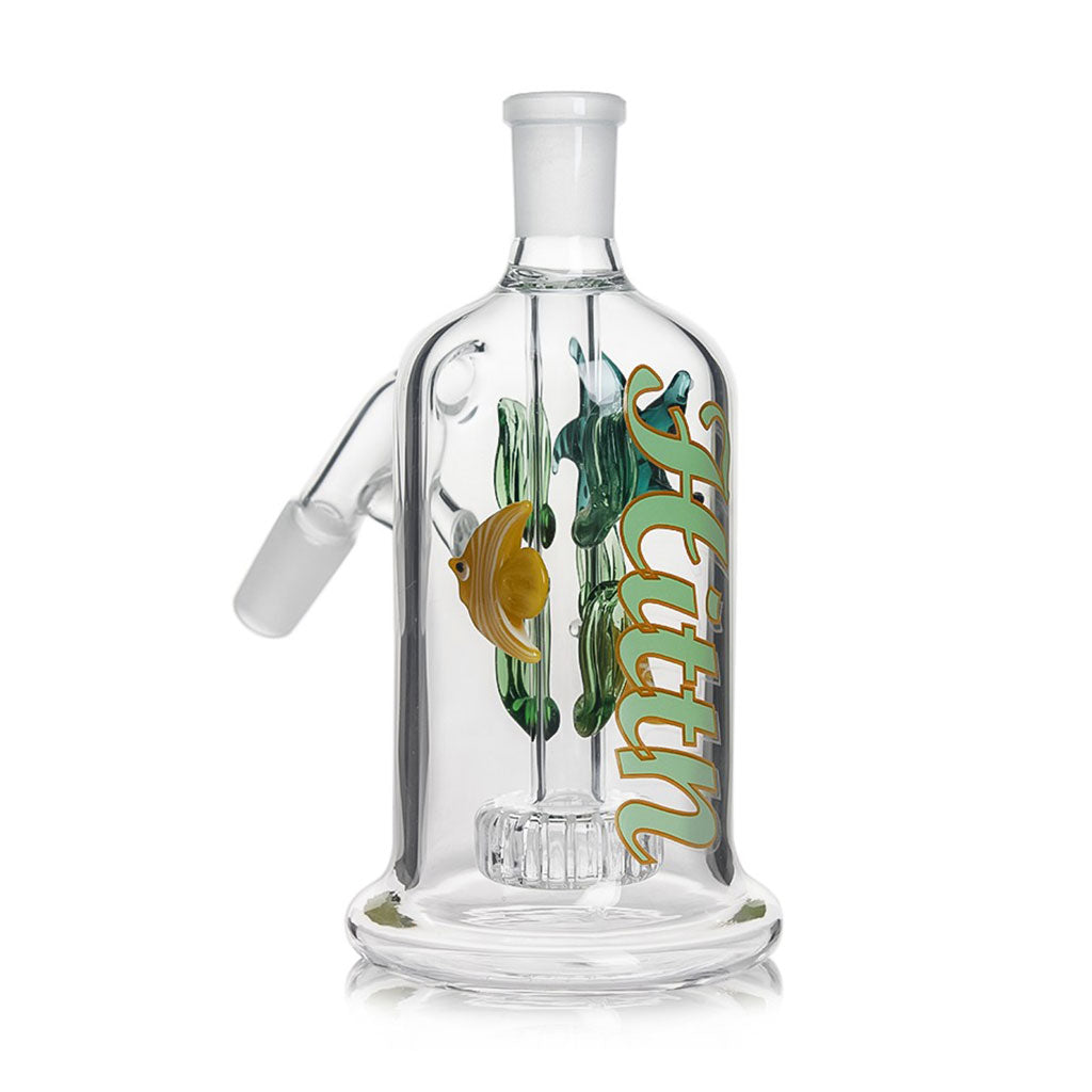 Side view of Sea Creatures Showerhead Perc Ash Catcher