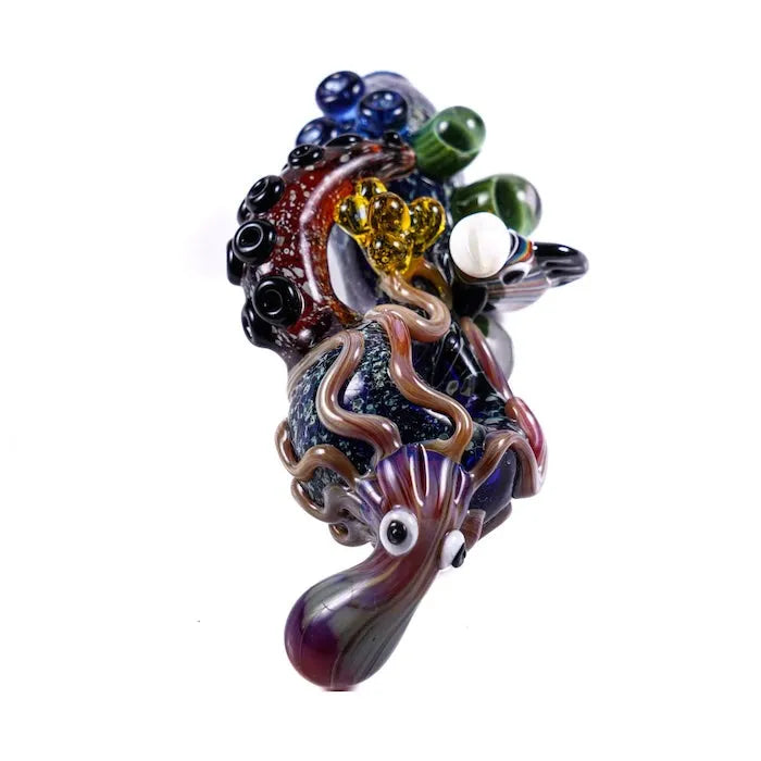 Back view of the Sea-life Octopus Premium Hand Pipe