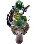 Front view of the Sea-life Octopus Premium Hand Pipe