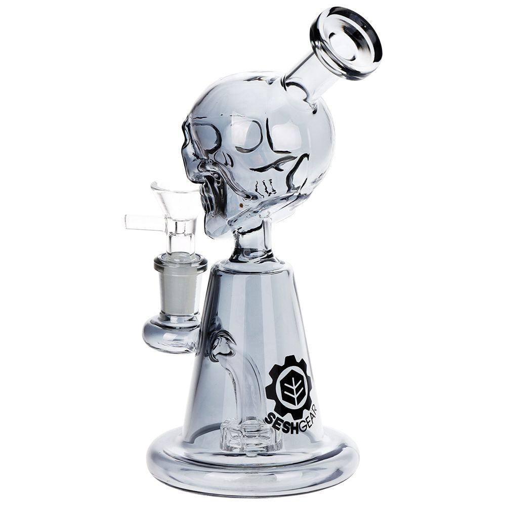 SeshGear Ancient Skullz Glass Water Pipe