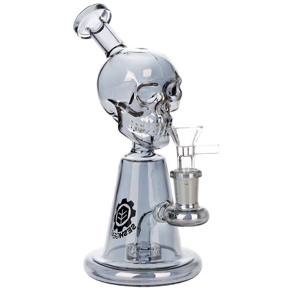 SeshGear Ancient Skullz Glass Water Pipe