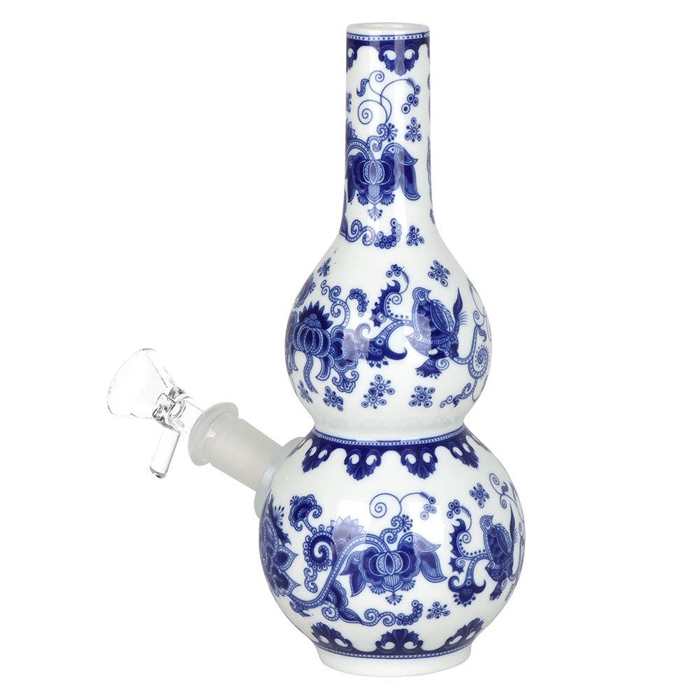 SeshGear Chinese Vase Ceramic Water Pipe -INHALCO