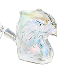 SeshGear Eagle Eye Electroplated Glass Water Pipe - INHALCO