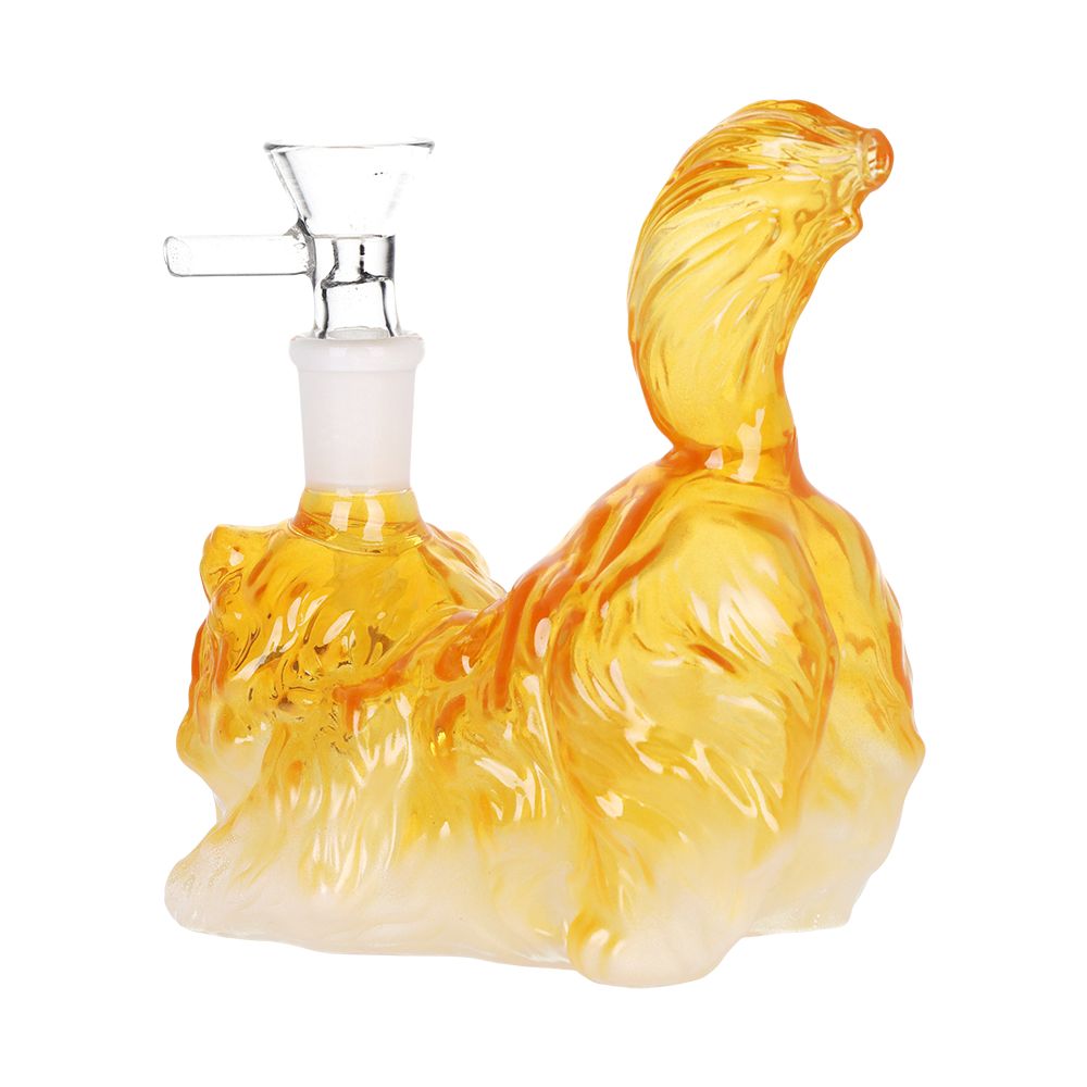 SeshGear Furry Kitty Glass Water Pipe