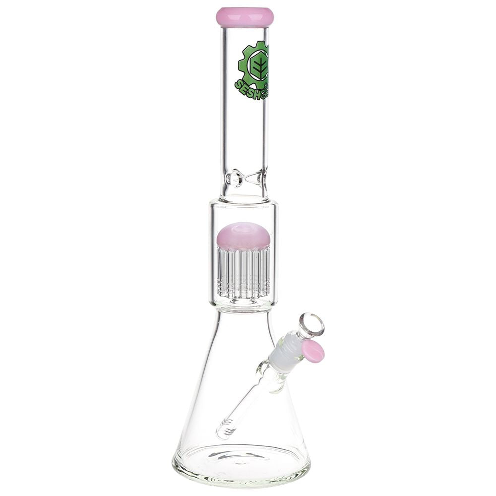 SeshGear Jellyfish Double Chamber Glass Beaker Water Pipe 17"