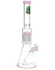 SeshGear Jellyfish Double Chamber Glass Beaker Water Pipe 17"