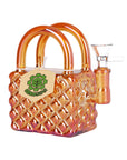 Orange SeshGear Luxury Hand Bag Glass Water Pipe