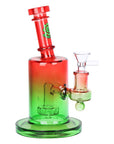 SeshGear Ombre Glass Water Pipe Red-to-Green