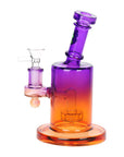 SeshGear Ombre Glass Water Pipe Purple-to-Orange