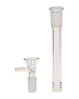 SeshGear Twist Straight Tube Glass Water Pipe downstem and bowl