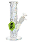 SeshGear Twist Straight Tube Glass Water Pipe
