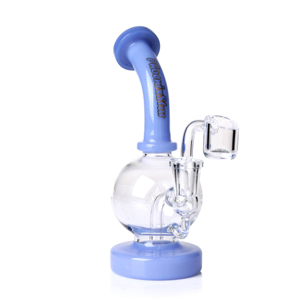 Shorty Ball Rig with Insert Perc Blue