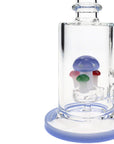 Shroom Bloom Glass Bong perc view
