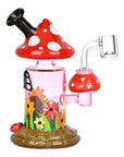 Magic Shroom Garden Glow-in-the-Dark Dab Rig
