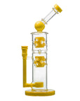 Sidecar Straight Fab Glass Bong Flower of Life Perc
