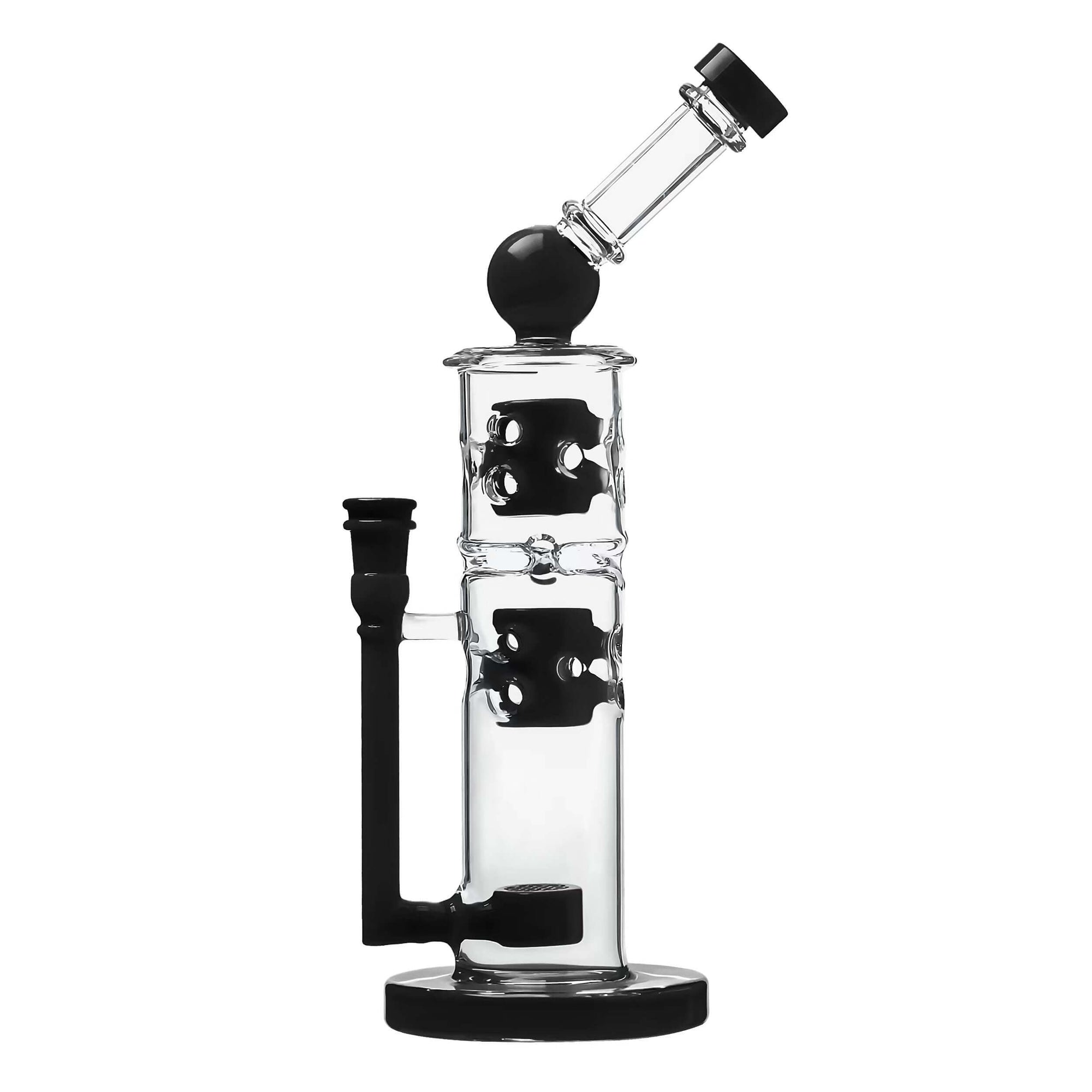 Sidecar Straight Fab Glass Bong Flower of Life Perc