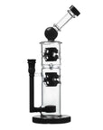 Sidecar Straight Fab Glass Bong Flower of Life Perc