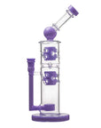 Sidecar Straight Fab Glass Bong Flower of Life Perc
