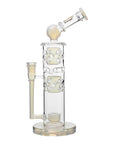 Sidecar Straight Fab Glass Bong Flower of Life Perc