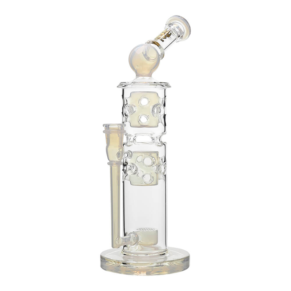 Sidecar Straight Fab Glass Bong Flower of Life Perc