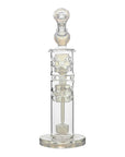 Sidecar Straight Fab Glass Bong Flower of Life Perc