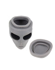 Silicone Alien Dab Jar in grey color