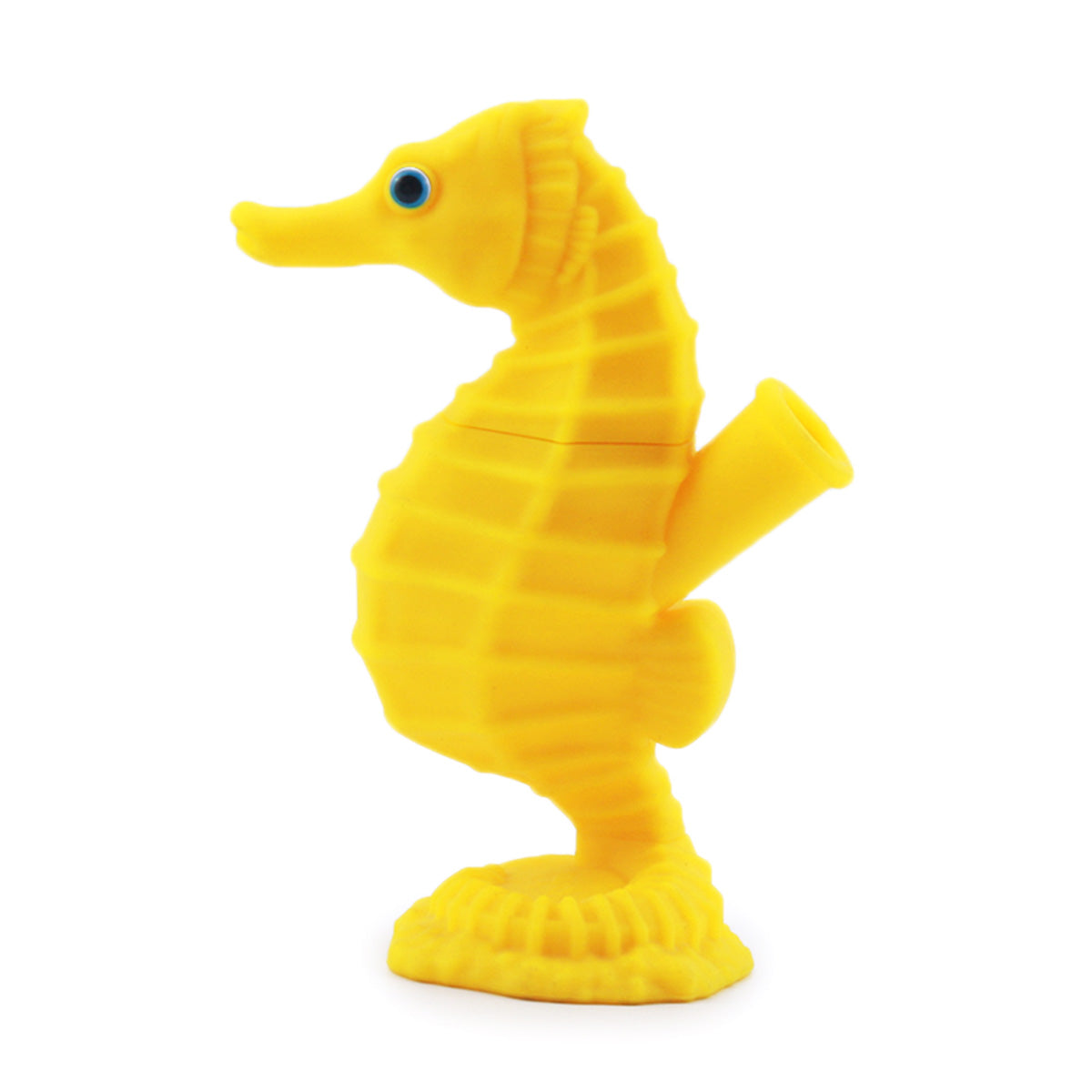 Silicone Bubbler Seahorse 6&quot;