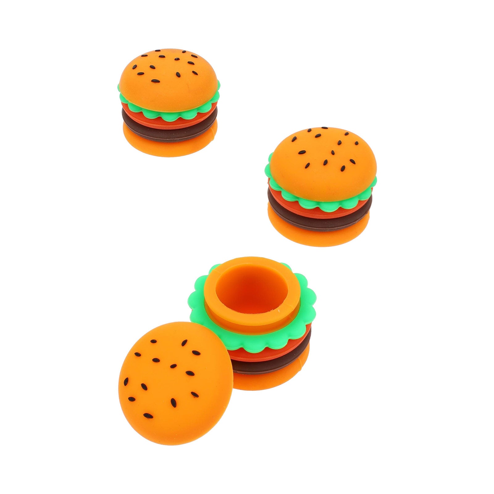 Silicone Burger Dab Wax Jar