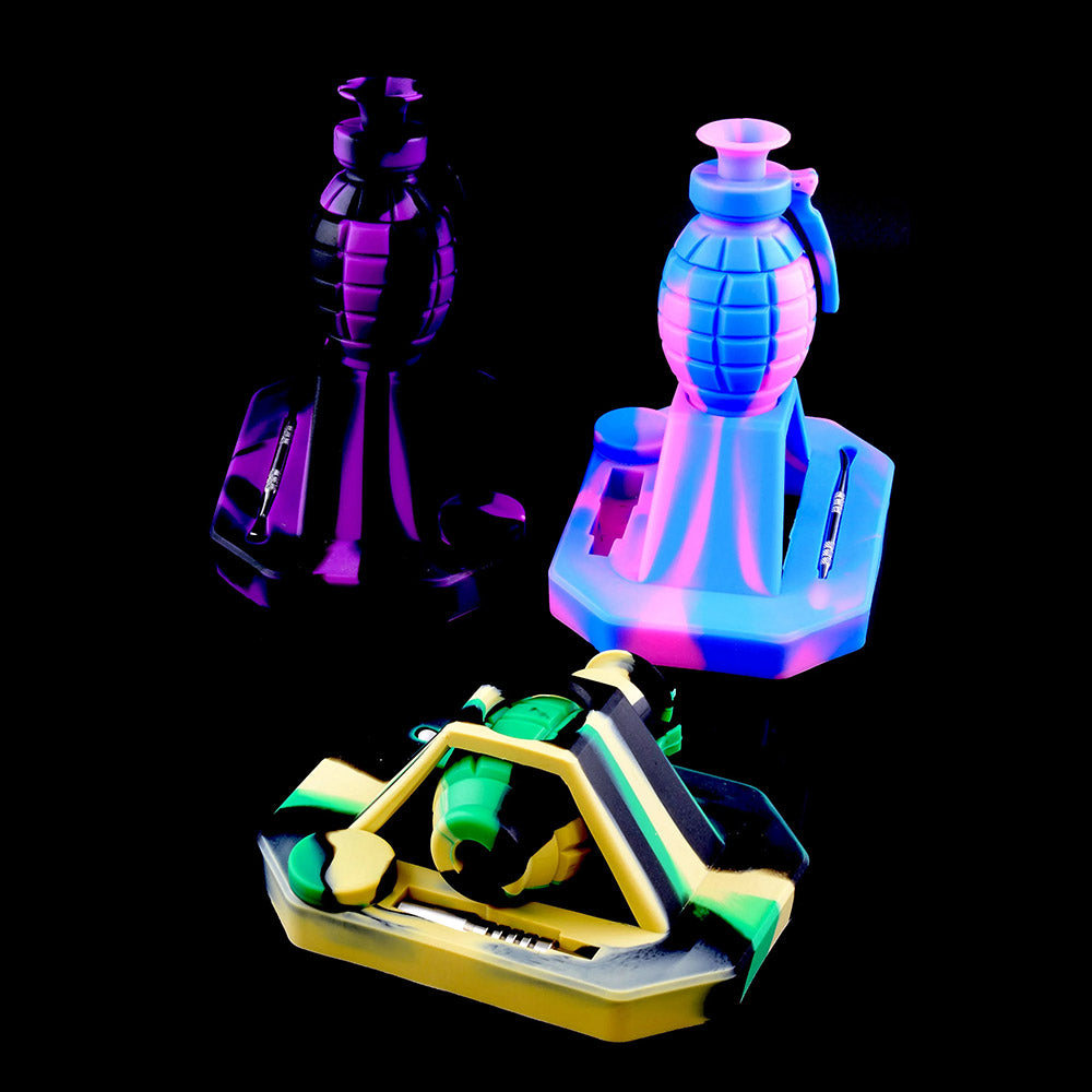 Silicone Grenade Dab Straws