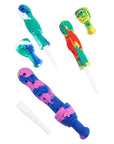 Silicone Honeycomb Dab Straw – colorful honeycomb design
