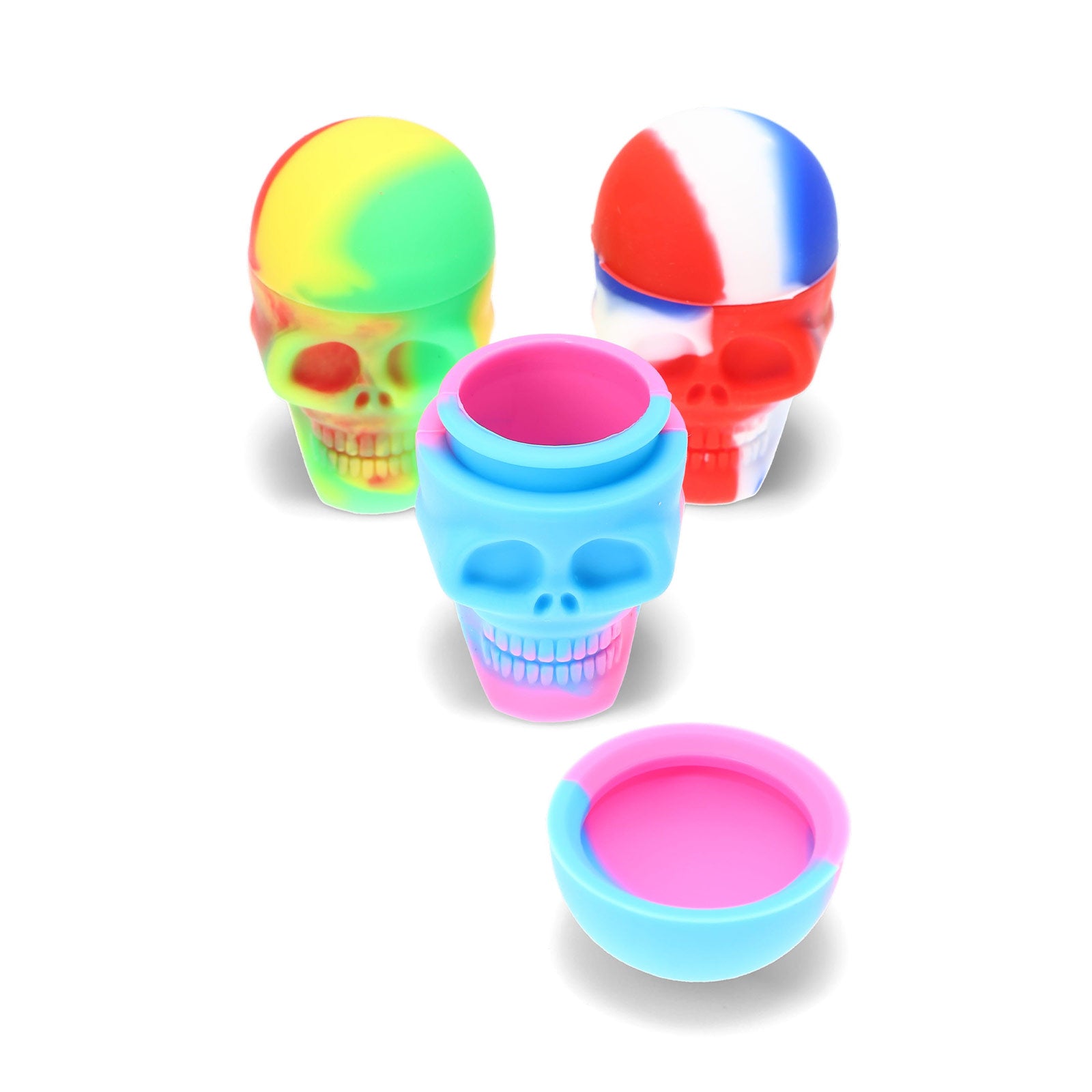 Silicone Skull Dab Jar 
