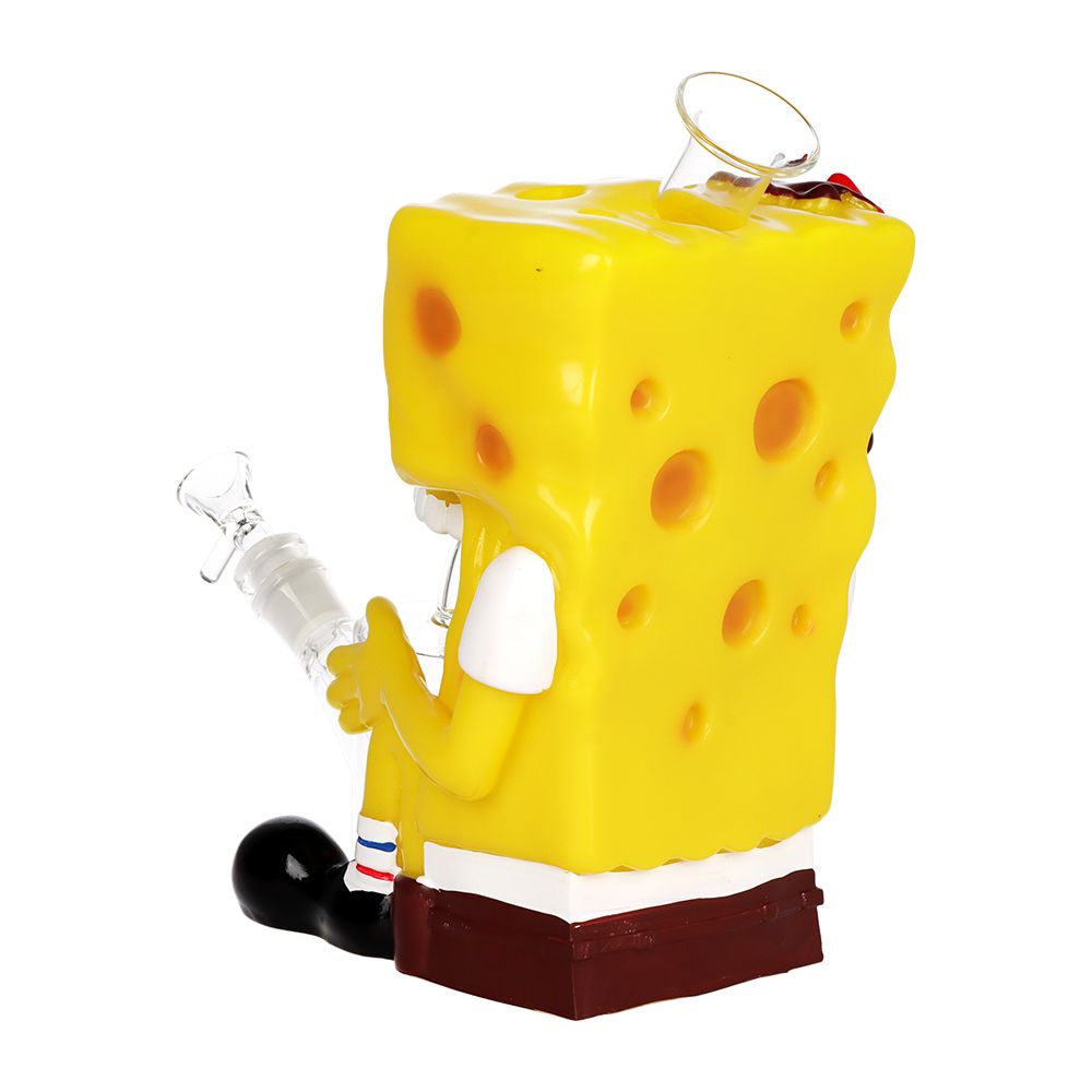 Silly Sponge Glass & Vinyl Water Pipe