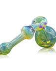 Silver Fumed Glass Hammer Bubbler - inhalco