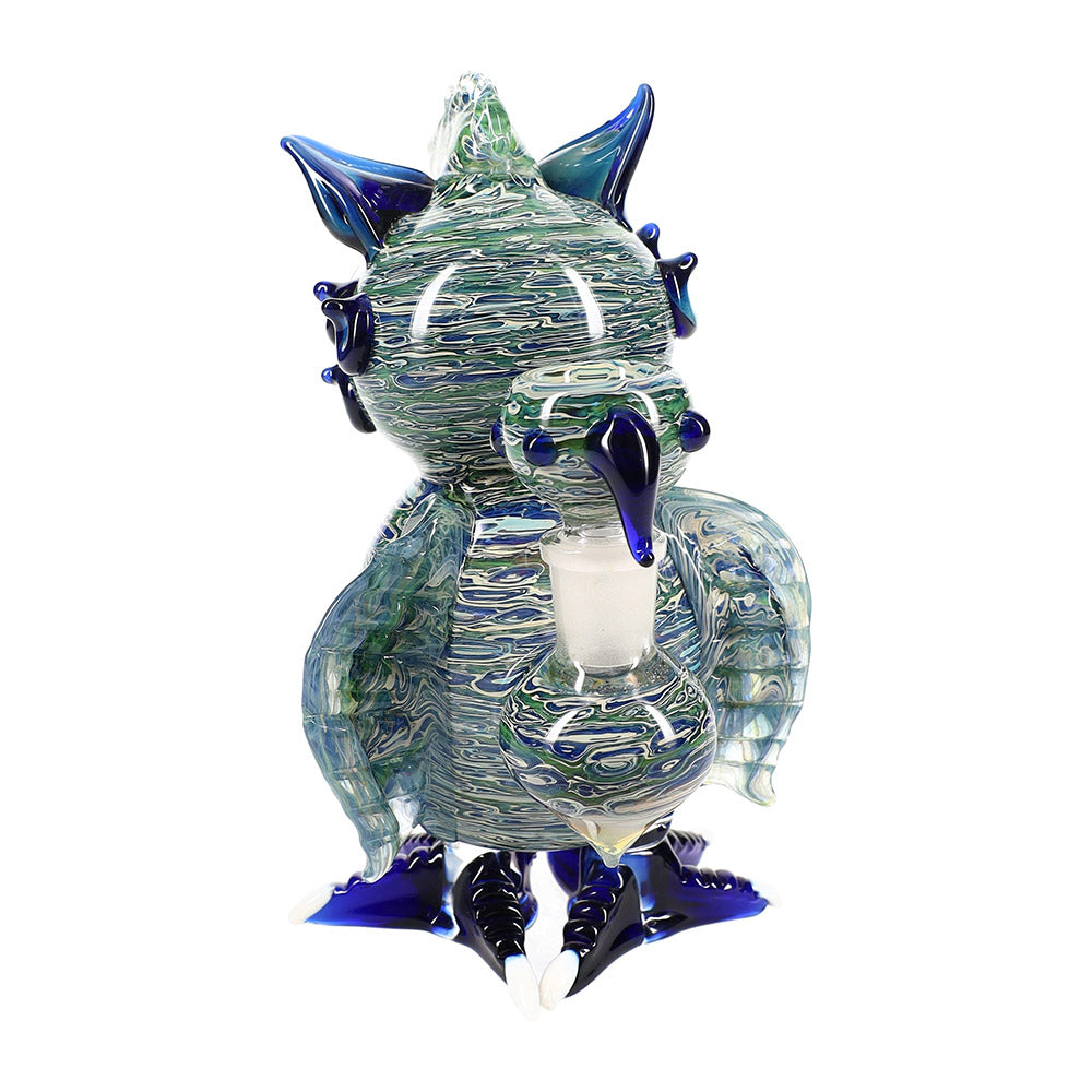 Silver-Fumed Stemless GoG Owl Bong