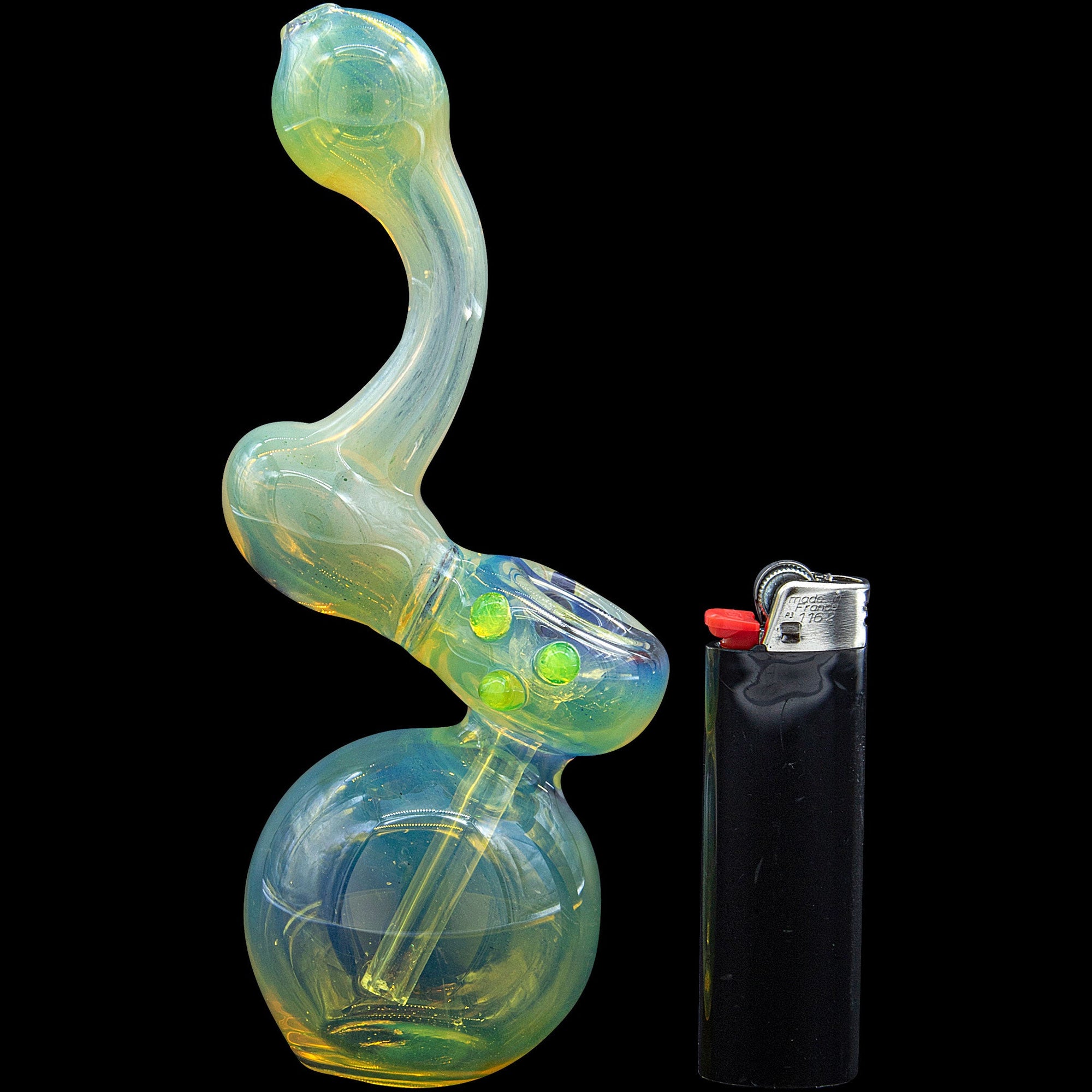 Silver Sherlock Fumed Sherlock Pipe Bubbler
