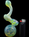Silver Sherlock Fumed Sherlock Pipe Bubbler