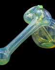 side view of Silver Sidecar Fumed Hammer Pipe