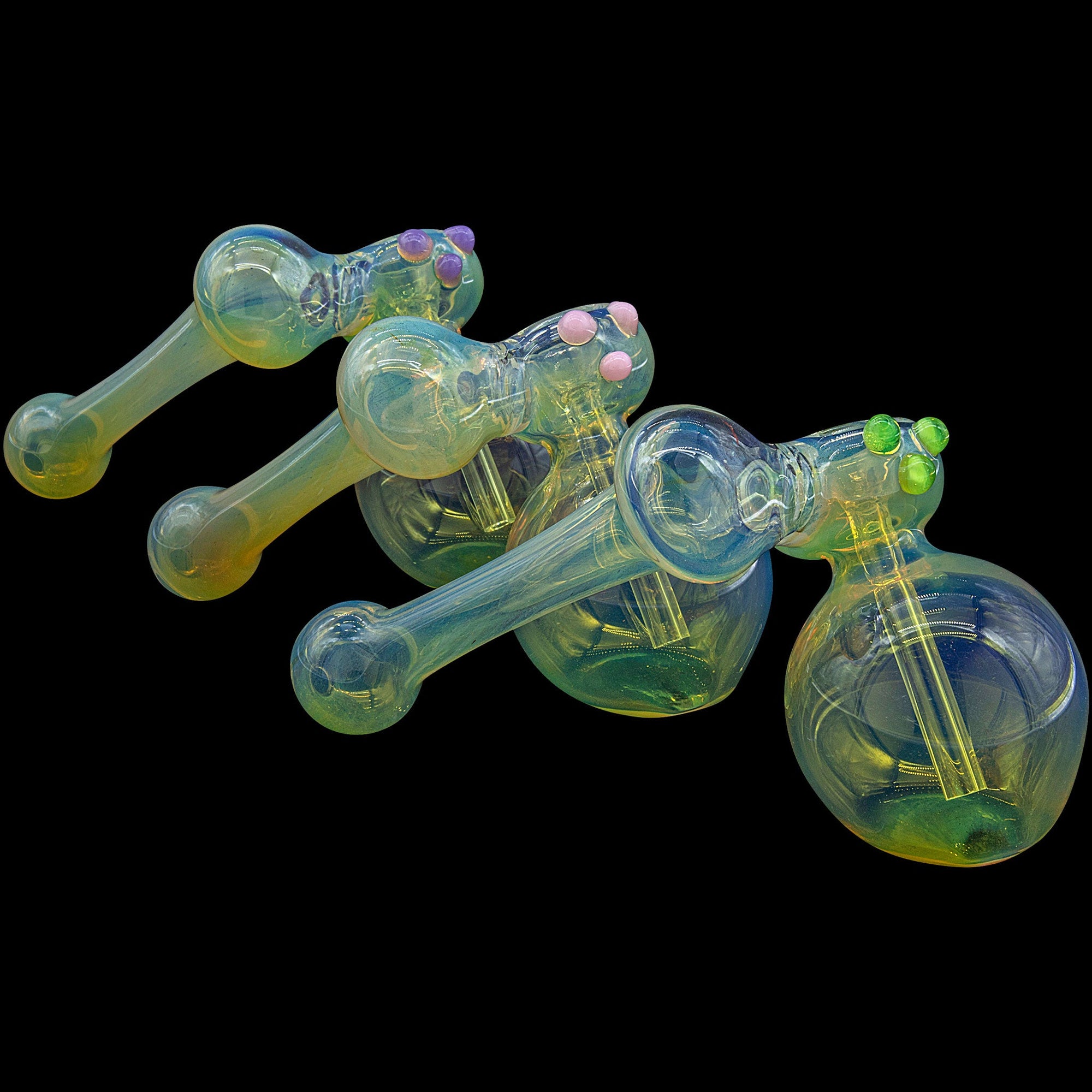 Silver Sidecar Fumed Hammer Sidecar Pipe