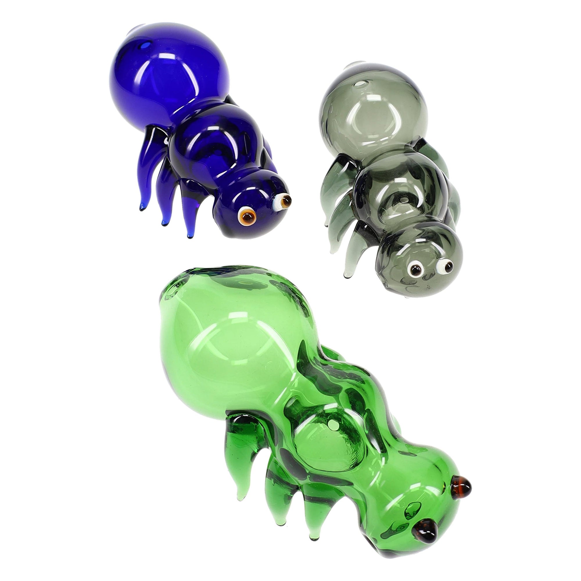 Skitter Colored Glass Bug Hand Pipe