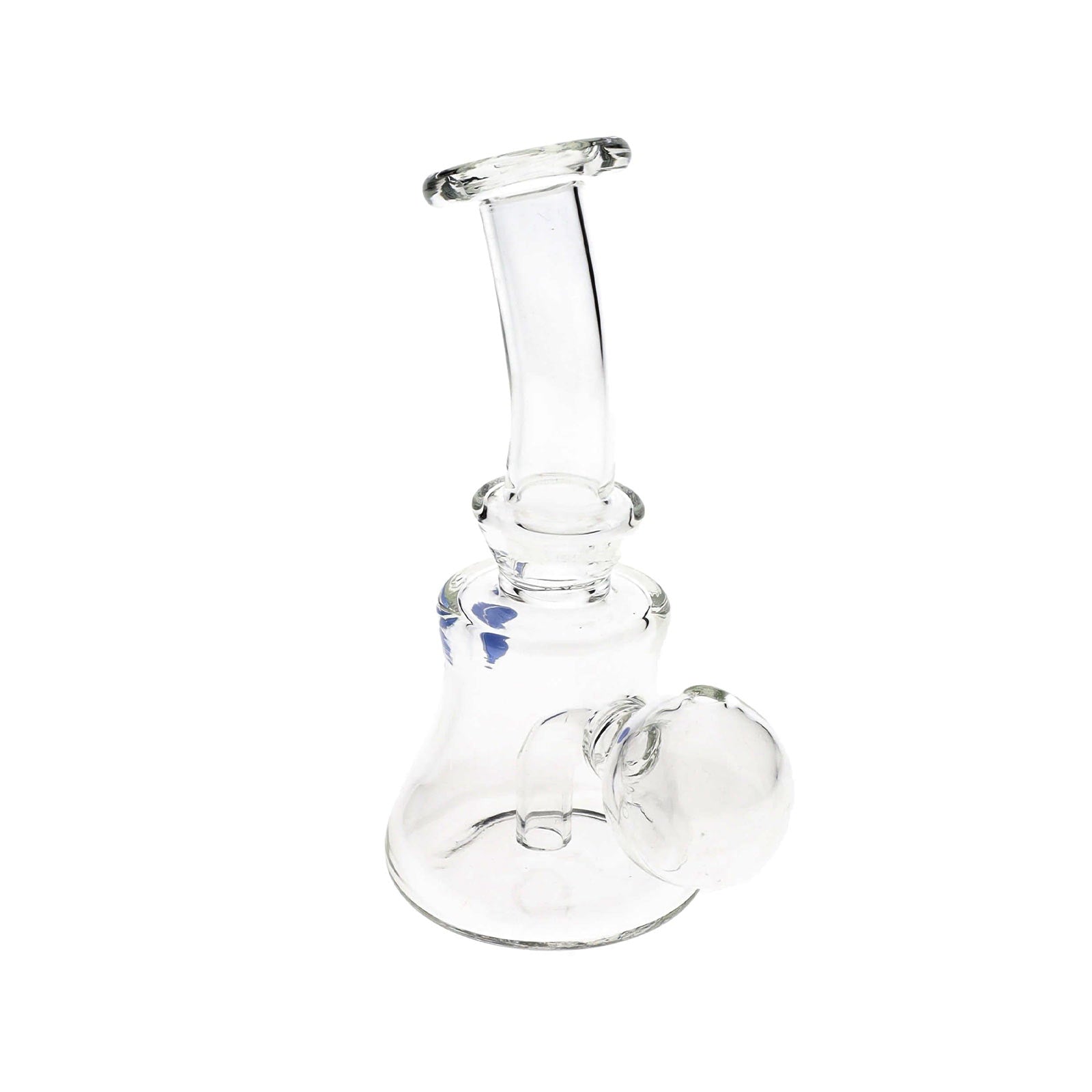 Small Bent Neck Glass Oil Burner Rig