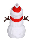 Back view of Snappy Snowman Silicone Water Pipe