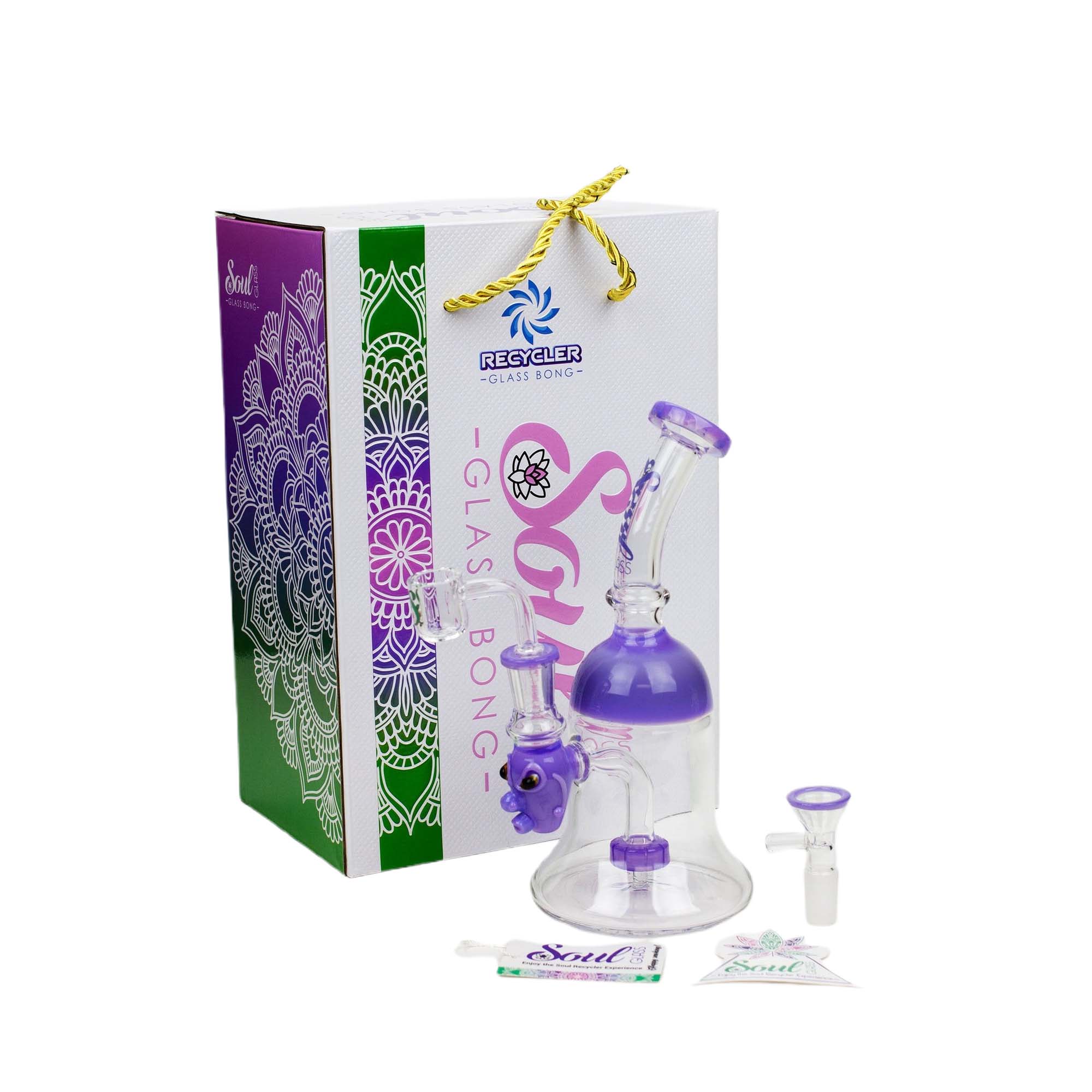 8.5&quot; SOUL Glass 2-in-1 Showhead Diffuser Bong