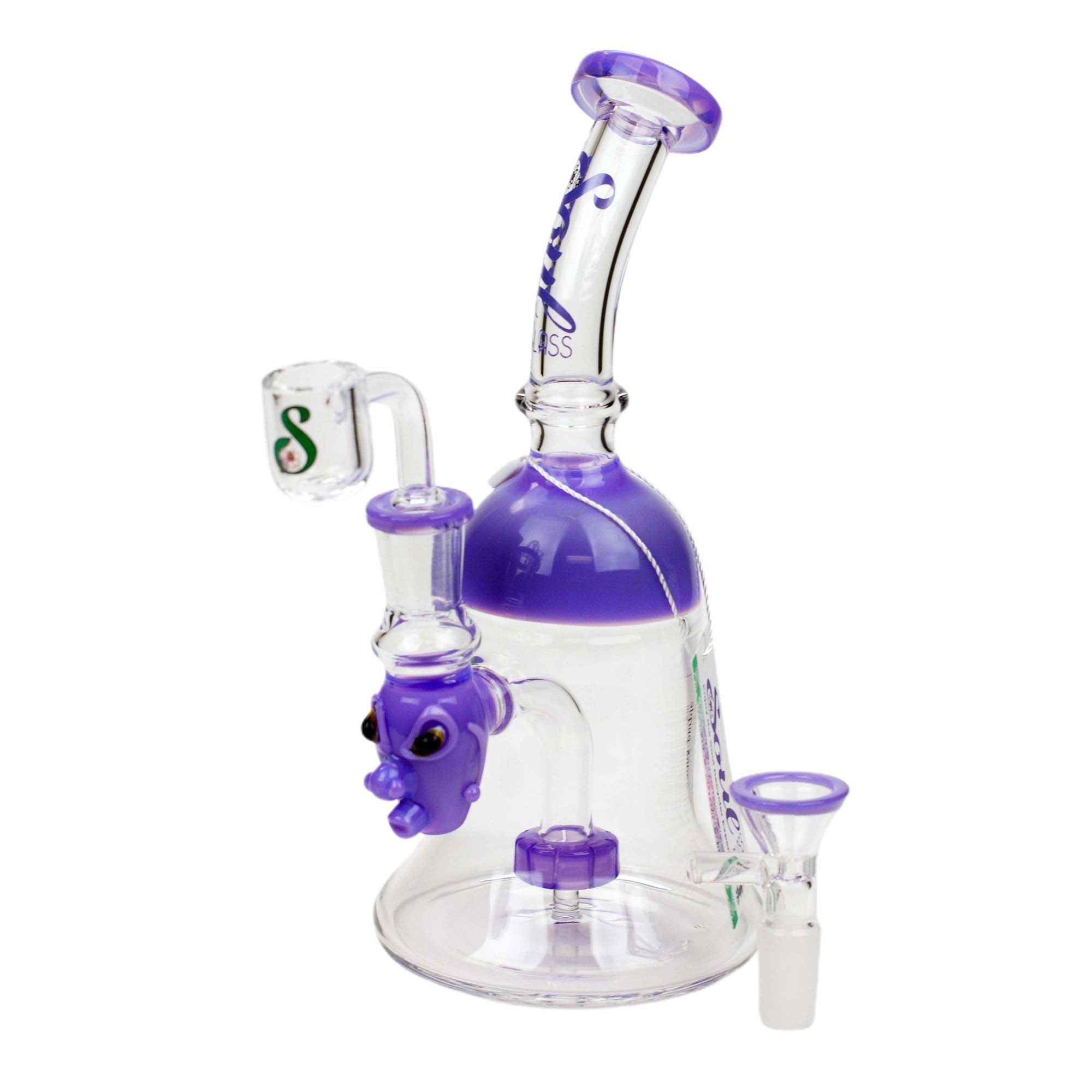 8.5&quot; SOUL Glass 2-in-1 Showhead Diffuser Bong